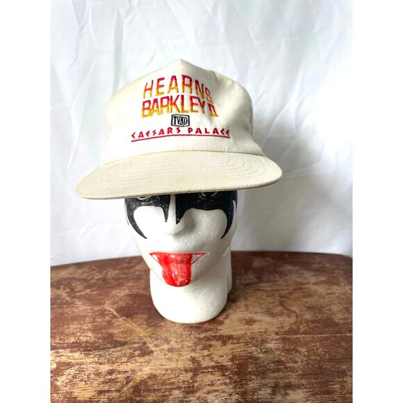 Vintage Hearns vs Barkley II Boxing Hat Caesars Palace Snapback 1991 - Picture 2 of 7